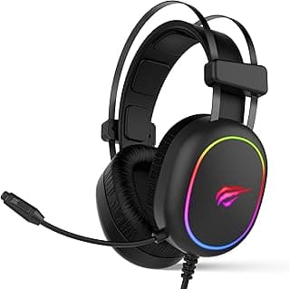 Fone de Ouvido Headphone com Microfone Havit H2016D Gamer RGB Plug 3.5mm