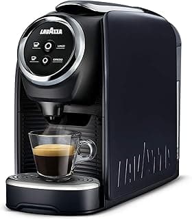 Lavazza Blue Classy Mini máquina de café expresso de porção única LB 300, 13,5 cm x 33 cm x 25,9 cm 2 seleções de café: controles de toque simples, 1 dose livre programável e 1 pré-definido
