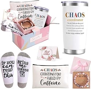 Presentes de Coordenador de Caos para Mulheres, Presentes de Agradecimento para Colegas de Trabalho, Chefe, Gerente, Apreciação de Professores Enfermeiros, Escritório Natal, Dia dos Namorados,