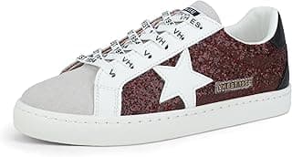 Bianca Tênis feminino moderno | Sapatos casuais com cadarço | Cano baixo | Sapatos de caminhada confortáveis