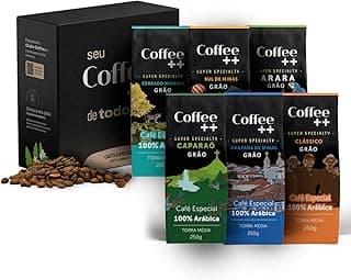 Kit 6 Pacotes Café Especial em Grãos Coffee Mais Variedades