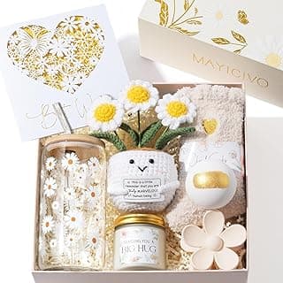 Pacote de presentes de aniversário para mulheres, cestas de presente Get Well Soon, conjunto exclusivo de presente de spa para mulheres, presentes inspiradores de Dia dos Namorados para sua mãe