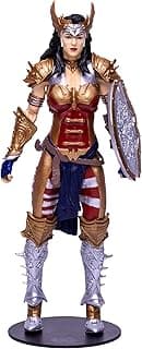 McFarlane - DC Multiverse – Mulher Maravilha de 17 cm (Design por Todd Gold Label (Premium) – Bonecos colecionáveis