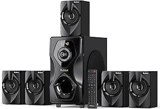 Bobtot Surround Sound Speakers Home Theater Systems - 700 Watts Peak Power 5.1/2.1Wired Stereo Speaker System 5.25" Subwoofer Strong Bass with Bluetooth HDMI ARC Optical Input