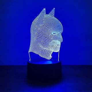 Luminária LED 3D de Mesa / Luz Noturna Presente Criativo / Decoração -super herói
