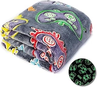 Brinquedos de presente de gamer para crianças, meninos, namorado, que brilha no escuro, cobertor para meninos, gamepad Natal, Dia dos Namorados, Páscoa
