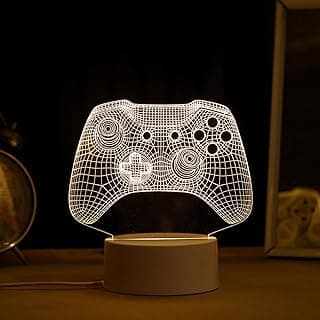 PopLumos - Luminária led 3d, abajur de mesa, controle de videogame