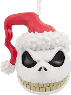 Hallmark Disney Enfeite de Natal Jack Skellington Head de Jack Skellington de Tim Burton