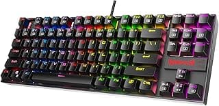 Teclado Gamer Redragon Kumara Mecanico Rgb Switch Azul, K552rgb-1