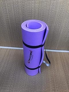 COLCHONETE EVA -PARA YOGA E EXERCICIOS FISICOS-(170X50X1,5CM) COR LILAS…