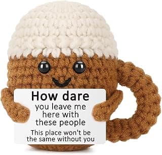 Presentes de despedida para colegas de trabalho, canecas de café positivas feitas à mão, presentes para chefe, amigo, amante de café, divertido, despedida de despedida, aposentadoria para decorações