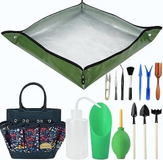 Kit De Ferramentas Para Suculentas Com Bolsa Organizadora - 13 Peças Jardinagem Interna | Mini Manuais Bolsa, Suprimentos Transplante Suculentas, Presente Jardineiros Que Cuidam Das Plantas
