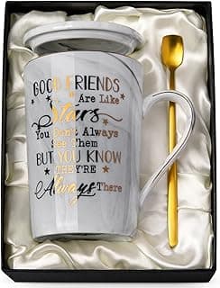 Biching Presentes de aniversário de melhor amiga para mulheres - Presentes de amizade para mulheres - Ideias perfeitas de presente de aniversário para ela, melhor amiga, irmã - Caneca de café de