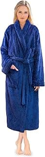 Premium Womens Plush Soft Robe Fluffy, Warm, Fleece Sherpa Shaggy Bathrobe