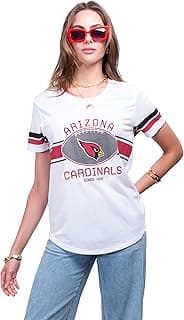 Camiseta feminina universitária de malha macia