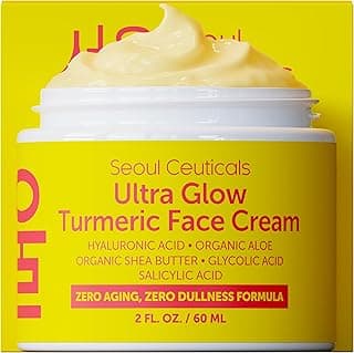 SeoulCeuticals Creme de açafrão coreano para cuidados com a pele – hidratante facial para pele seca e opaca – Korean Skincare K Beauty para pele de vidro 59 ml