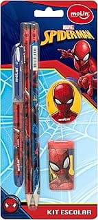 Kit Escolar Spider Man 5 Itens 22626