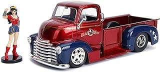 MINIATURA 1952 CHEVY COE MULHER MARAVILHA COM BONECO 1/24