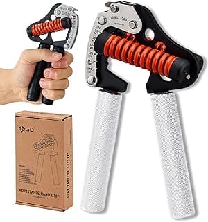 GD Fortalecedor de mão IRON GRIP (alças ajustáveis para treinamento de força) Treinador de força de pulso e antebraço