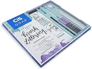 Kit Básico para Lettering com 9 peças CIS, 70.0013, Multicor