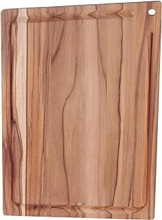 Tábua De Corte Retangular 40cmx28cm Tábua De Churrasco Madeira Teca Tramontina