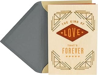 Hallmark Cartão de Dia dos Pais de Madeira para Marido ou Namorado (Love That's Forever)