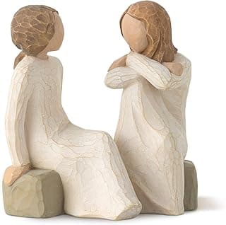 Willow Tree Coração e alma, boneco esculpido pintado à mão