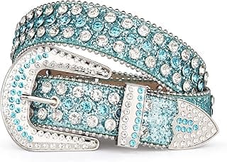 Cintos ocidentais femininos masculinos com strass UNFADER Bling Cowgirl Designer Cintos cravejados de diamante para jeans