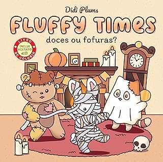 Doces ou fofuras? (Livro de colorir Fluffy Times)