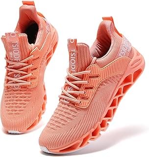 Tênis esportivo feminino para caminhada, moderno, casual, esportivo, tênis de corrida, A069 Rosa, 8