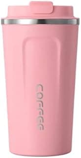 Copo Térmico Para Viagem Com Antivazamento Para Café/Chá/Cerveja 510ml (Rosa)