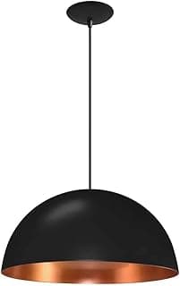 Pendente Meia Bola Para Cozinha Sala Lustre Luminária De Teto