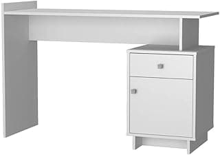 Escrivaninha Lisboa com 1 Porta e 1 Gaveta - Branco