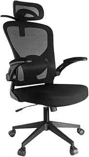 Cadeira de Escritório Ergonômica Mesh – Reclinável, Giratória, com Apoio de Cabeça e Lombar, Cabide Embutido, Regulagem de Altura, Base Reforçada – Ideal para Home Office