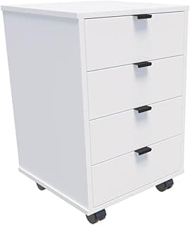 Falkk GAVETEIRO BALTO 4 GAVETAS BRANCO, Modelo: FKEX-691