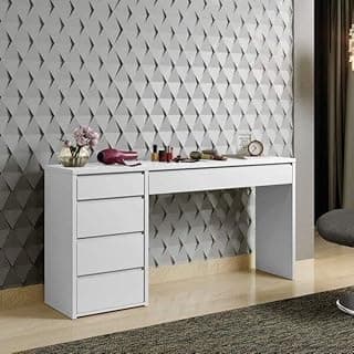 Escrivaninha 5 Gavetas Berlim Mavaular Branco