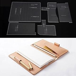 Capa para livro de livro NW Diary modelo de acrílico Bolso Capa de couro Padrão de couro acrílico Padrão de couro Modelos de couro