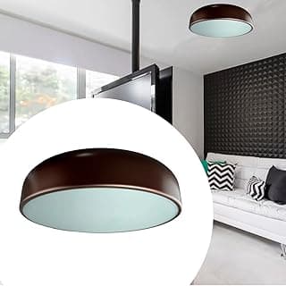 Luminária de Teto Plafon Charles Redondo 40cm Alumínio para 4 Lâmpadas Bivolt (Avelã)