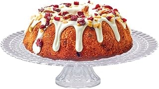 Ruvolo Porta Bolo de Vidro, Bolos e Sobremesa, Prato e Pé de Vidro Gourmet