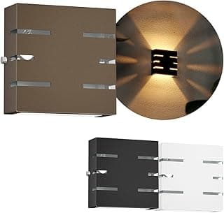 Arandela de Parede Externa Slim 6 Frisos e 2 Focos G9 MF101 (Marrom)