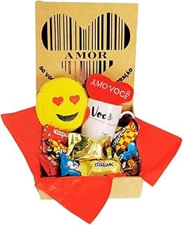 Presente Criativo Dia Dos Namorados, Cesta De Café Da Manhã ou Chocolates (Caixa Codigo do meu coração)