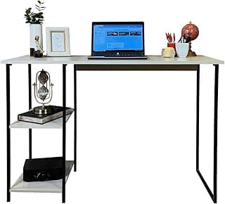 Mesa Para Home Office Escrivaninha Industrial Quarto Notebook Escritorio Computador Para Estudos