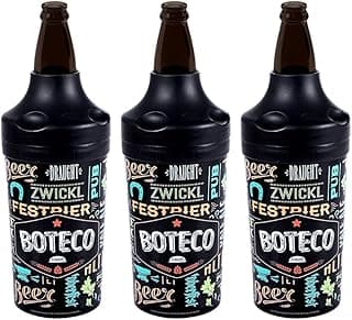 Kit com 3 Porta Garrafa de Cerveja 600ml Bares Buteco Lettering Decoração