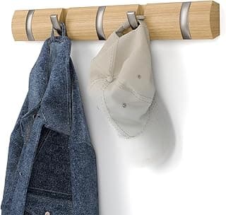Cabideiro de parede com ganchos Flip